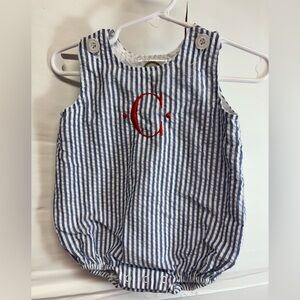 Blanks Boutique “C” Embroidered bubble Size 6M